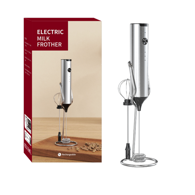 Immersion Hand Blender Set - لاسلكي كهربائي صغير الحليب Frother القهوة