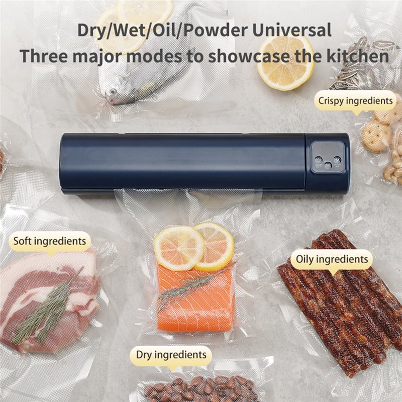 Food Vacuum Sealer Machine - آلة تفريغ الهواء المحمولة DT15، جهاز