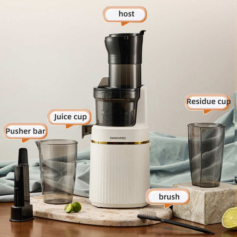Electric Slow Juicer Cold Press - خلاط كهربائي محمول، عصارة بطيئة -