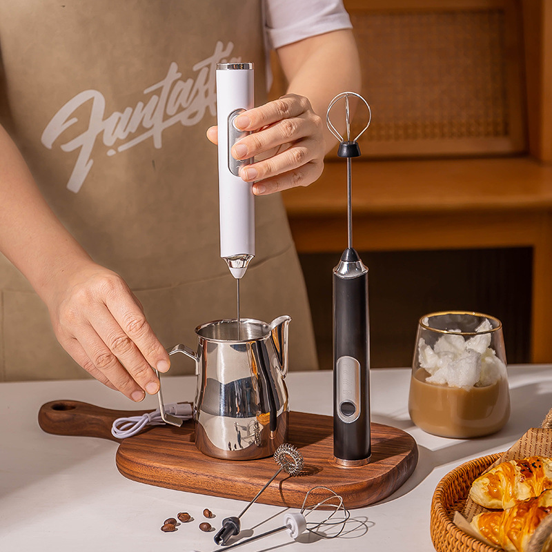 Immersion Hand Blender Set - خلاط رغوة الحليب الكهربائي خلاط خفق