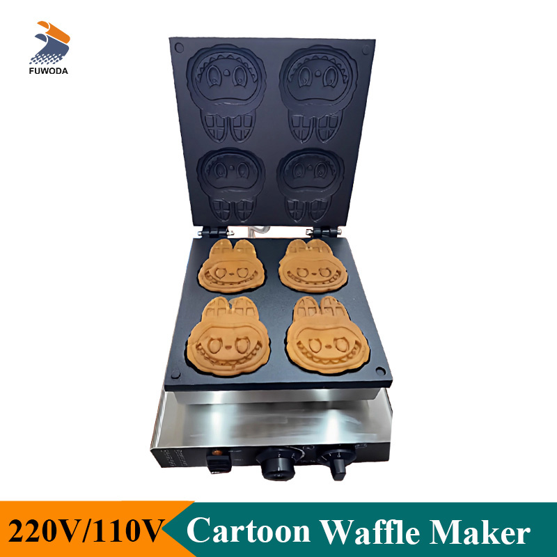 Mini Waffle Maker Machine - المهنية الكرتون شكل آلة صنع الوافل