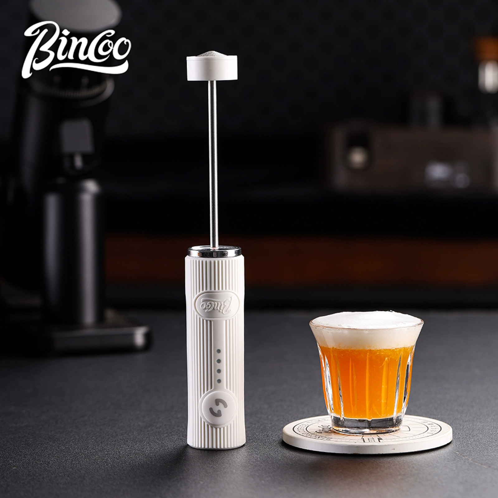 Electric Milk Frother Handheld - Bincoo جديد الحليب رغوة القهوة خفقت