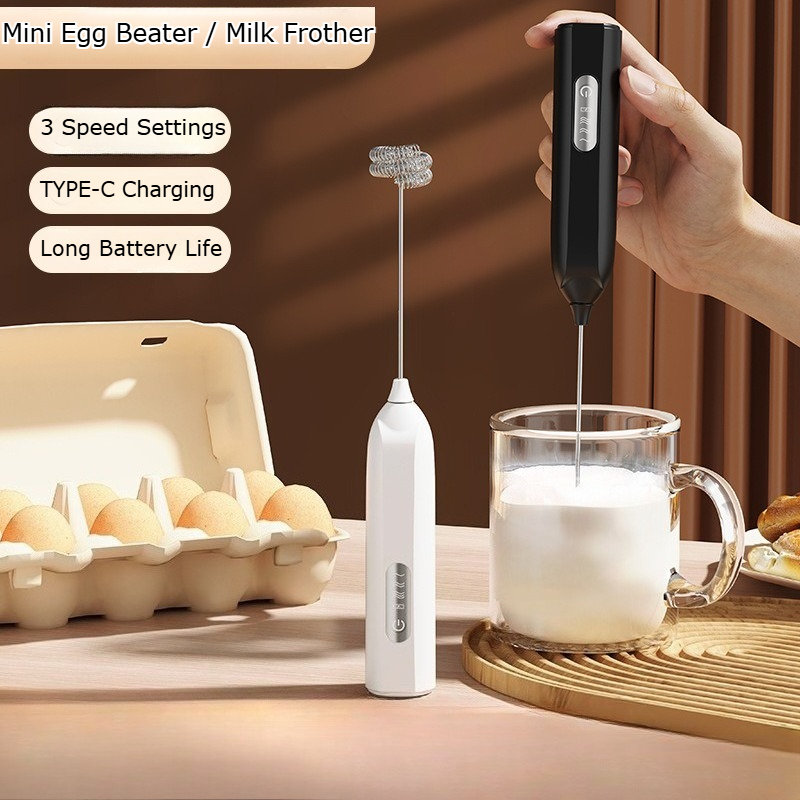 Electric Milk Frother Handheld - خلاط حليب كهربائي محمول جديد، صانع