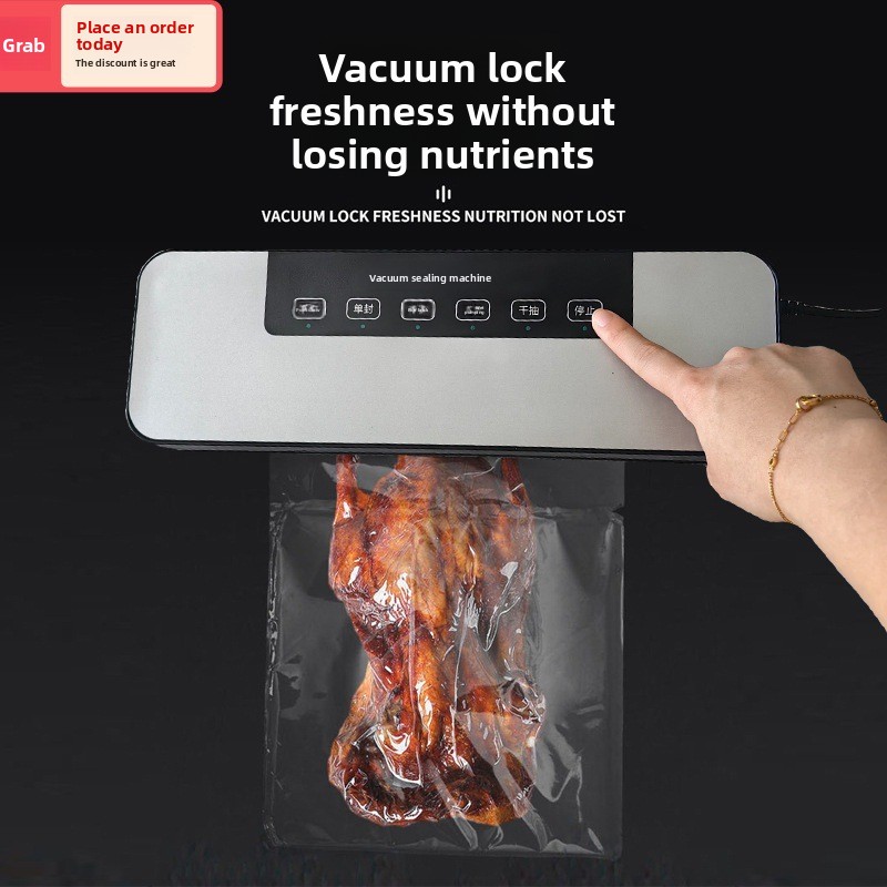 Food Vacuum Sealer Machine - تغليف الطعام بالتفريغ الهوائي، ضاغط الهواء،