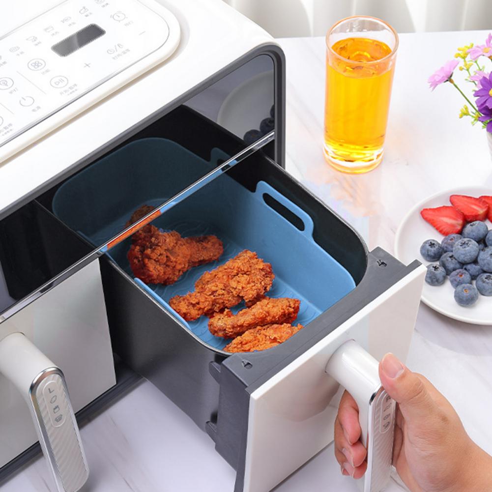 Air Fryer Silicone Pot Liner - مقلاة هوائية، وعاء قلي مفيد، بطانة