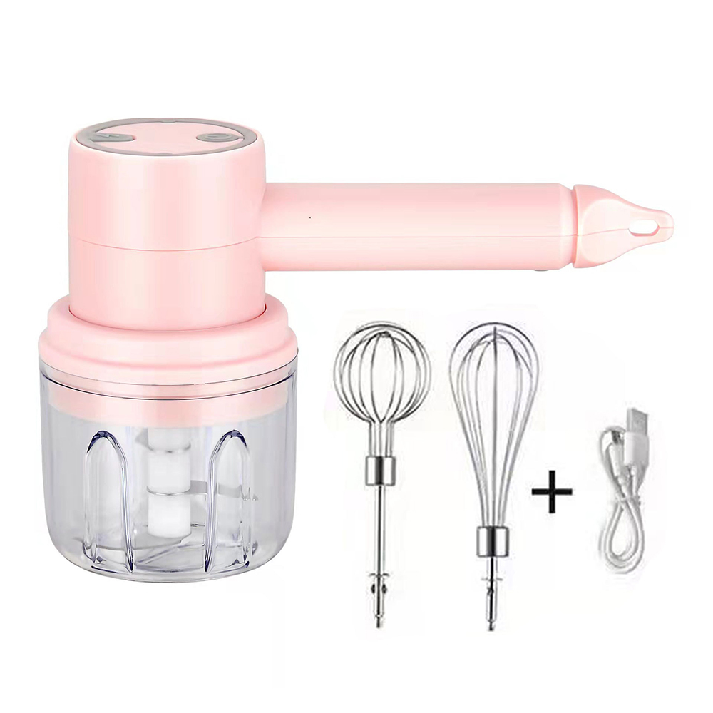 خلاط طعام كهربائي لاسلكي USB خ - مراجعة Immersion Hand Blender Set وسعره
