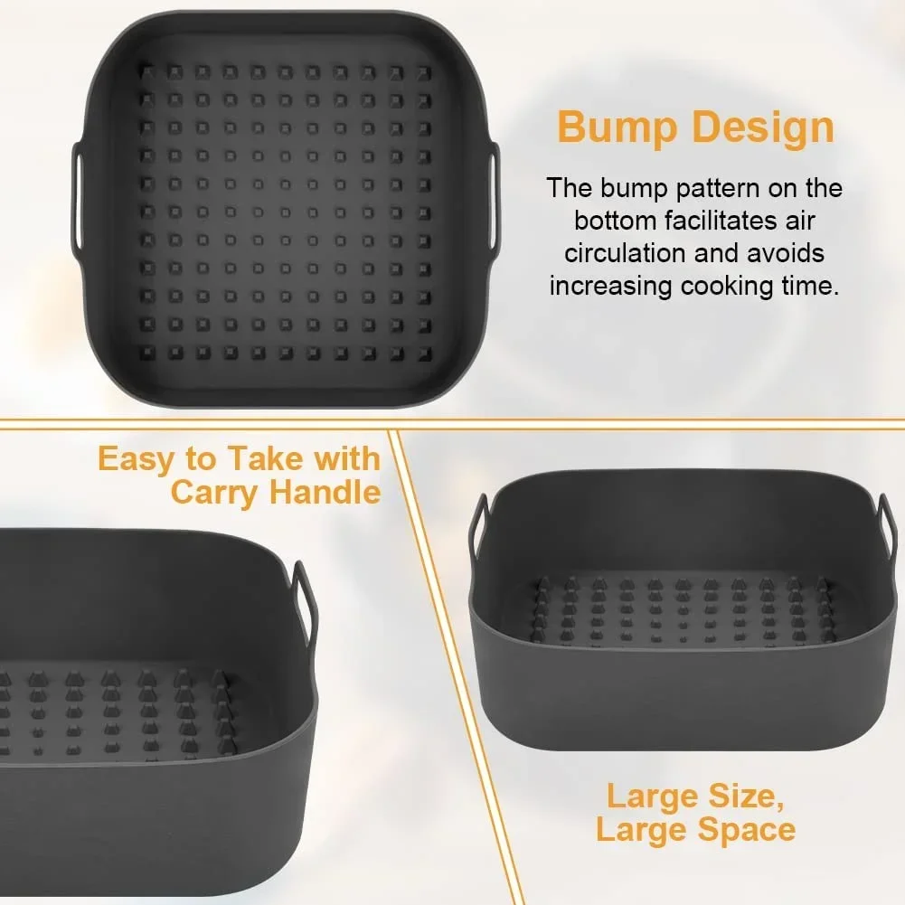 مقلاة الهواء وعاء سيليكون سميك - مراجعة Air Fryer Silicone Pot Liner وسعره