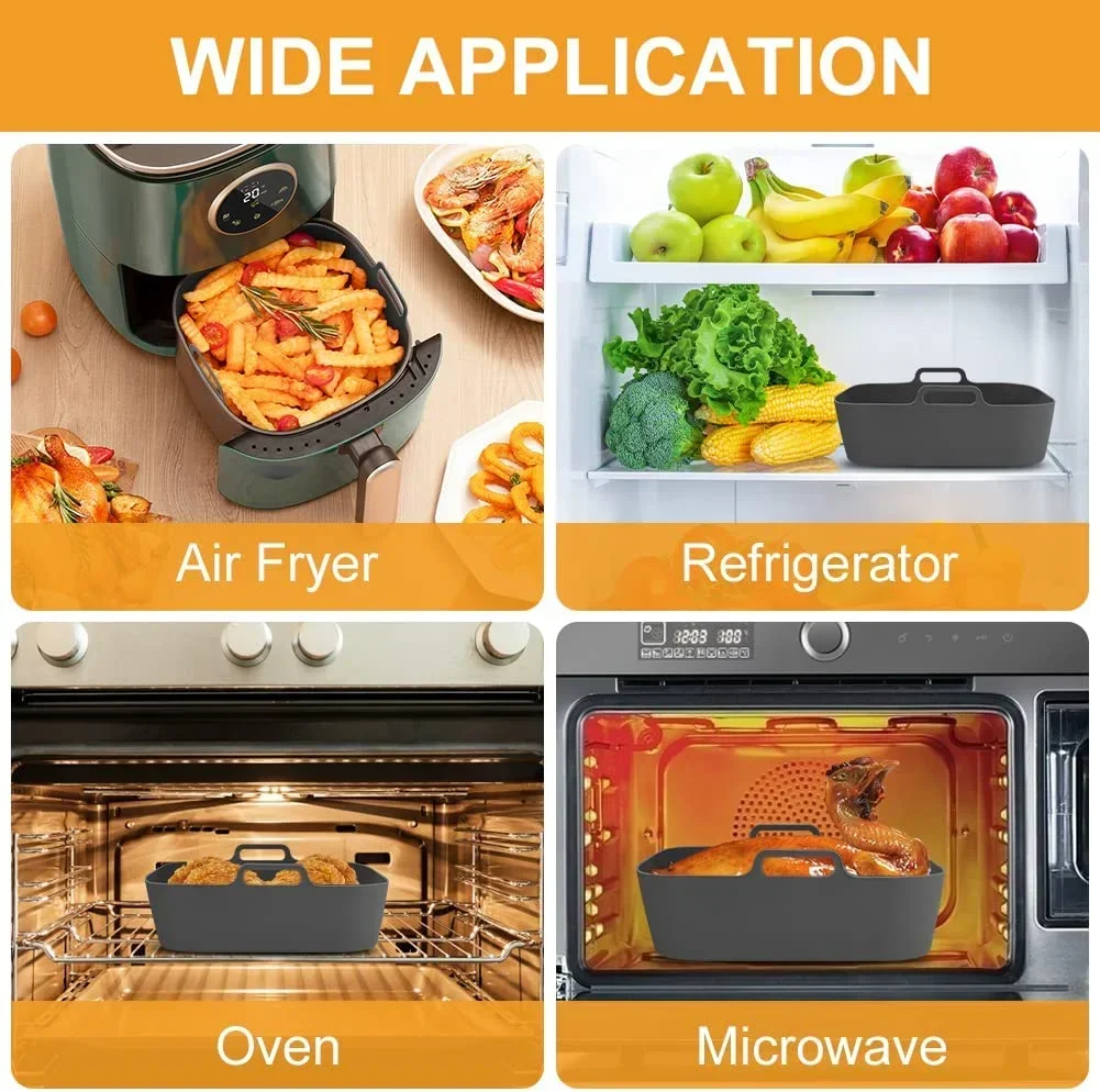 مقلاة الهواء وعاء سيليكون سميك - مراجعة Air Fryer Silicone Pot Liner وسعره