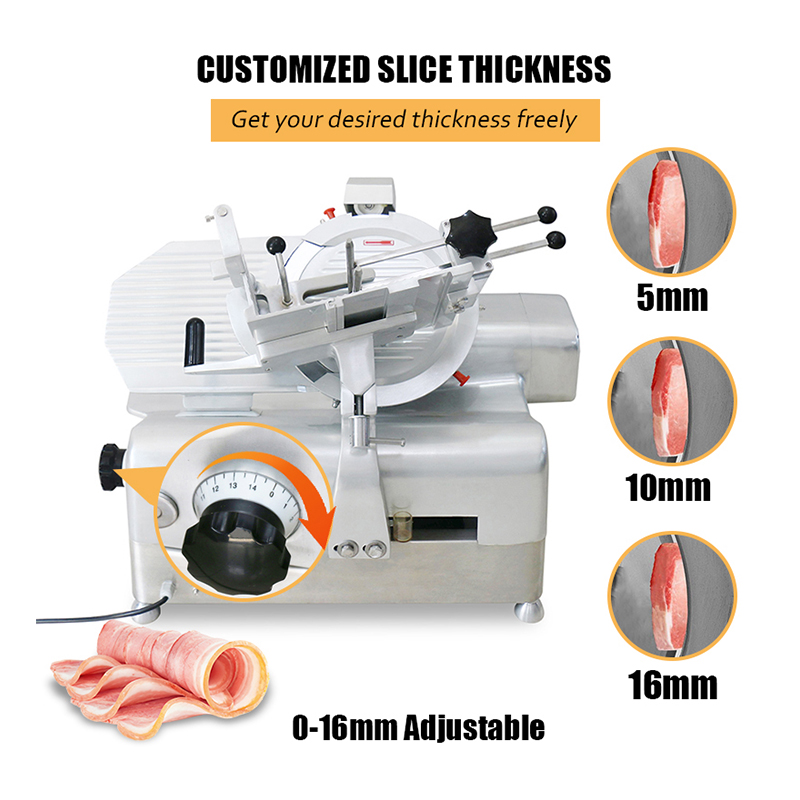 آلة تقطيع اللحوم والجبن الكهرب - مراجعة Automatic Meat Slicer Home وسعره