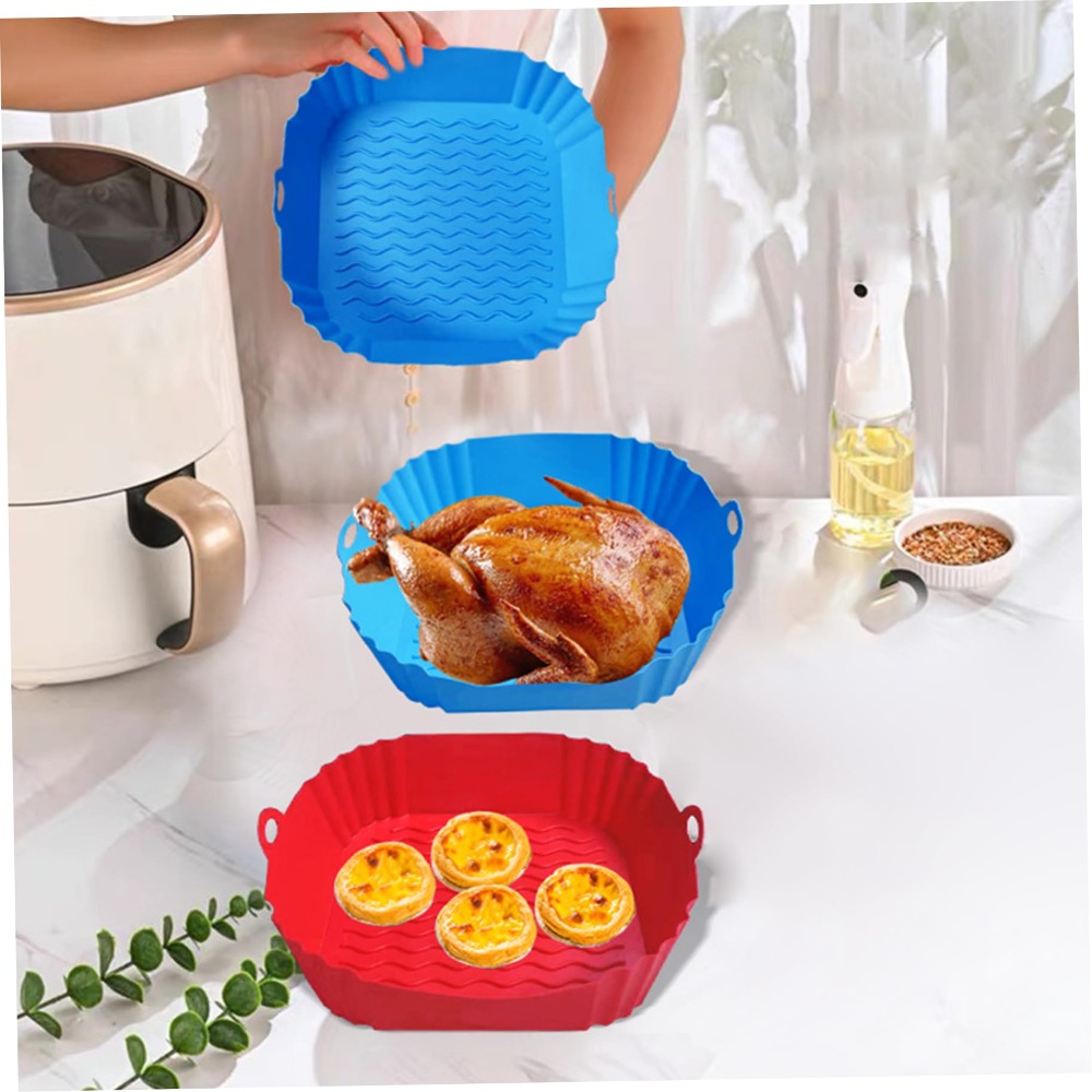 بطانات سيليكون غير لاصقة لمقلا - مراجعة Air Fryer Silicone Pot Liner وسعره