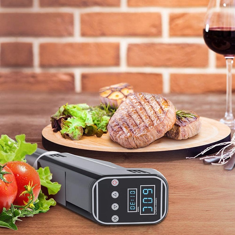ماكينة طهي الطعام ببطء مفرغة ، - مراجعة Digital Sous Vide Precision Cooker وسعره