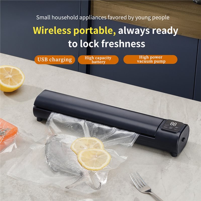 آلة تفريغ الهواء المحمولة DT15 - مراجعة Food Vacuum Sealer Machine وسعره