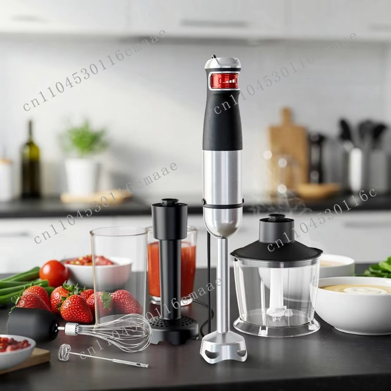خلاط يدوي قوي 6 في 1 بقوة 1200 - مراجعة Immersion Hand Blender Set وسعره