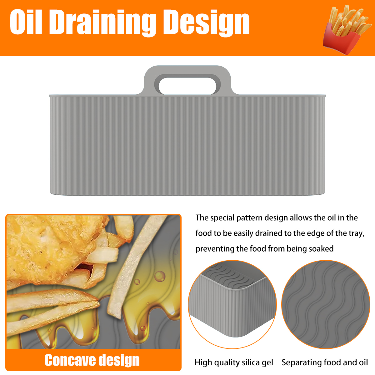 بطانة مقلاة هوائية من السيليكو - مراجعة Air Fryer Silicone Pot Liner وسعره