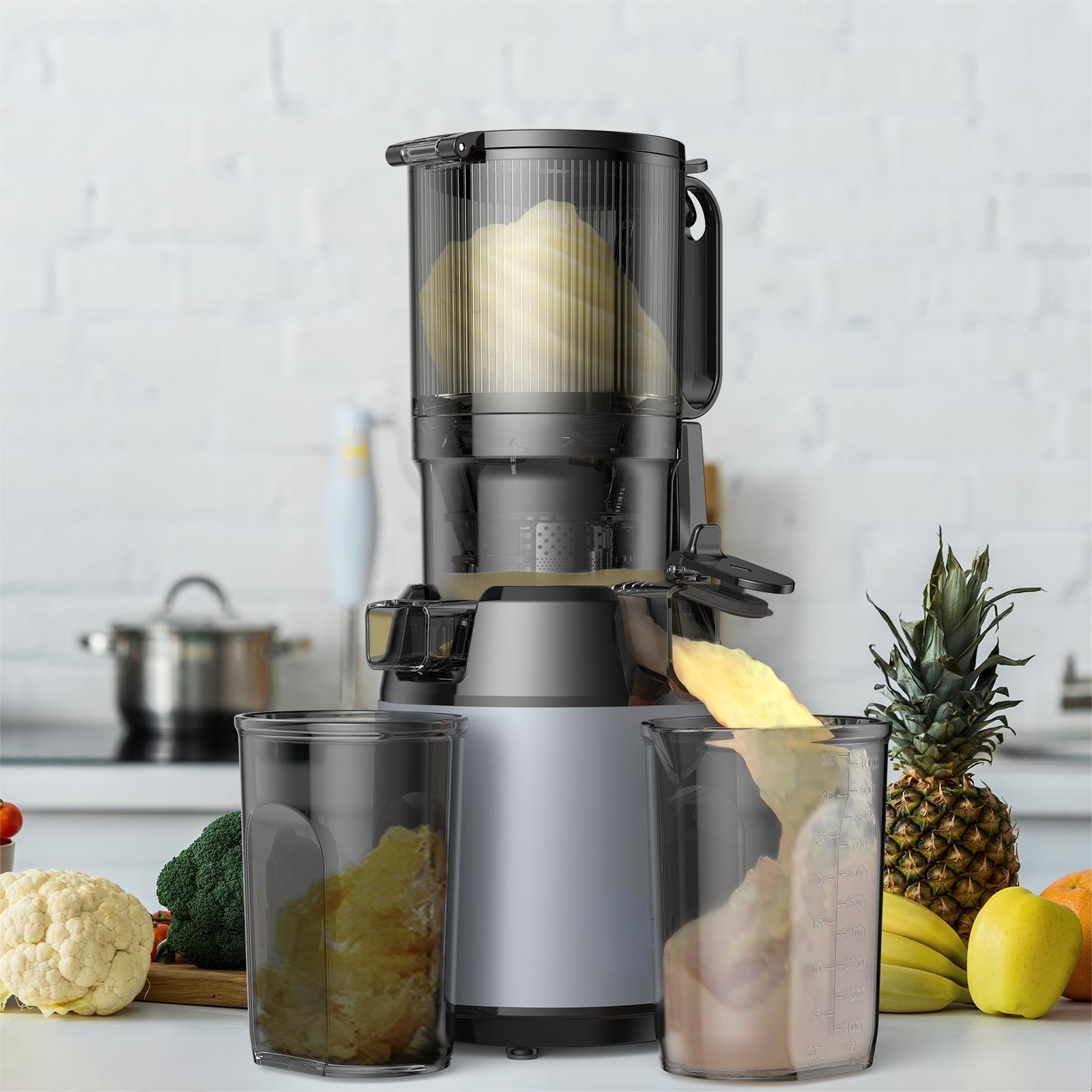 عصارة كهربائية تجارية محمولة ص - مراجعة Electric Slow Juicer Cold Press وسعره