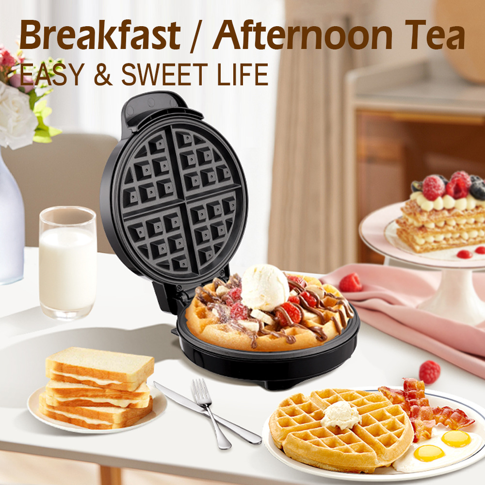 قوالب وافل الإفطار، فرن كعكة ا - مراجعة Mini Waffle Maker Machine وسعره