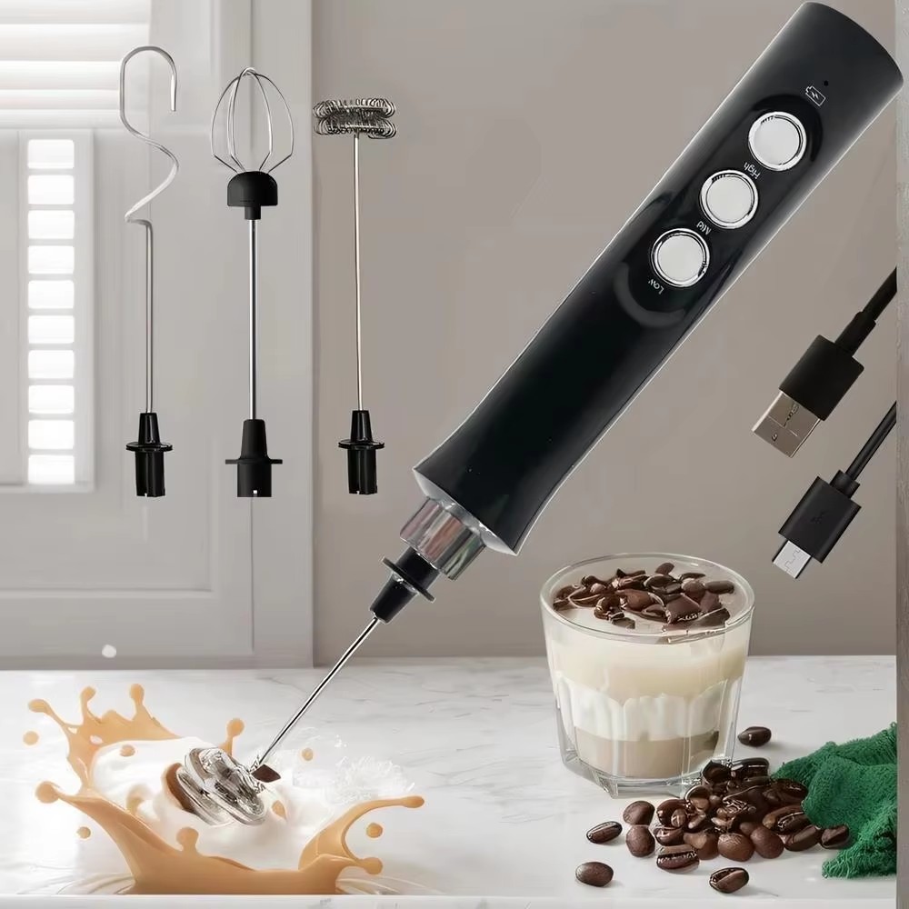رغوة الحليب الكهربائية القابلة - مراجعة Portable Blender Usb Rechargeable وسعره