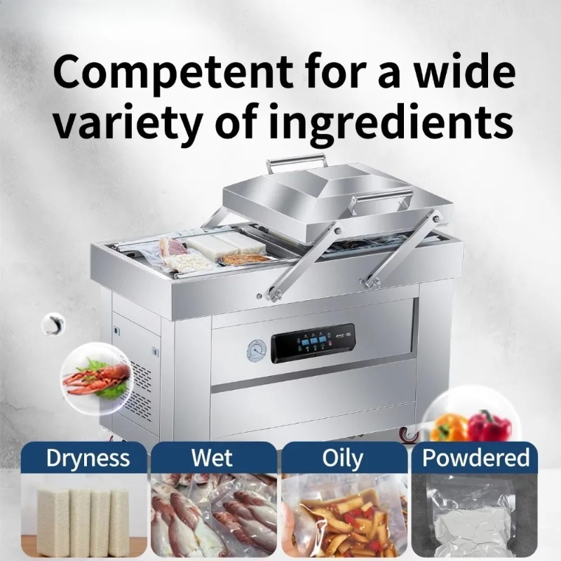 آلة تفريغ الهواء ذات الغرفتين، - مراجعة Food Vacuum Sealer Machine وسعره