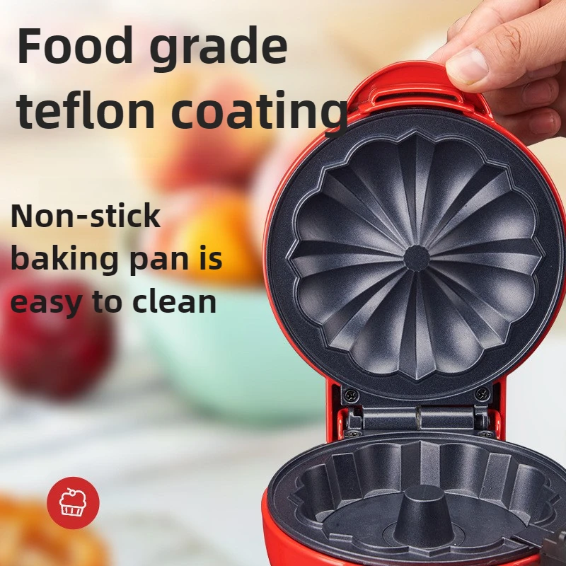 آلة إفطار منزلية، جهاز خبز، مح - مراجعة Mini Waffle Maker Machine وسعره