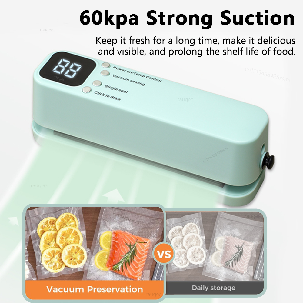 جهاز تفريغ الهواء محمول صغير ا - مراجعة Food Vacuum Sealer Machine وسعره