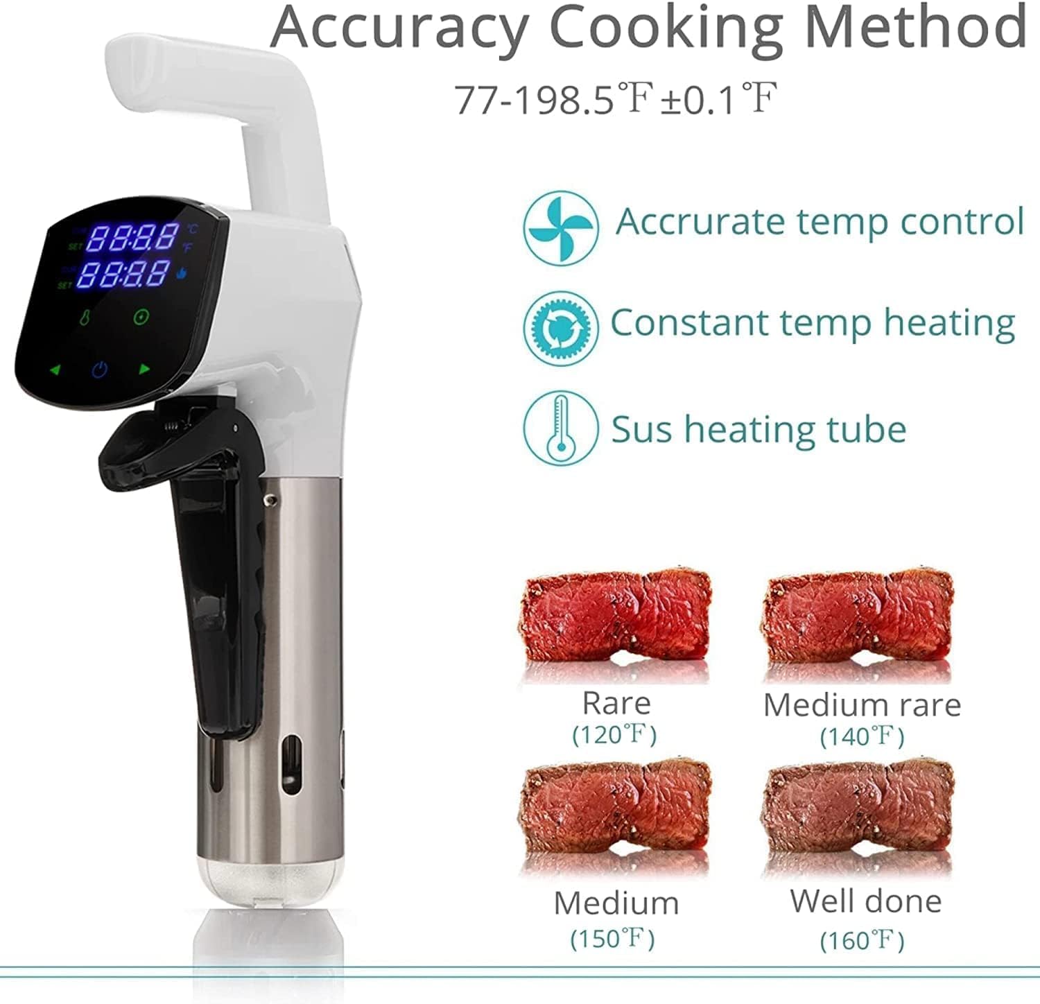 SmartChef Sous Vide Machine 18 - مراجعة Digital Sous Vide Precision Cooker وسعره