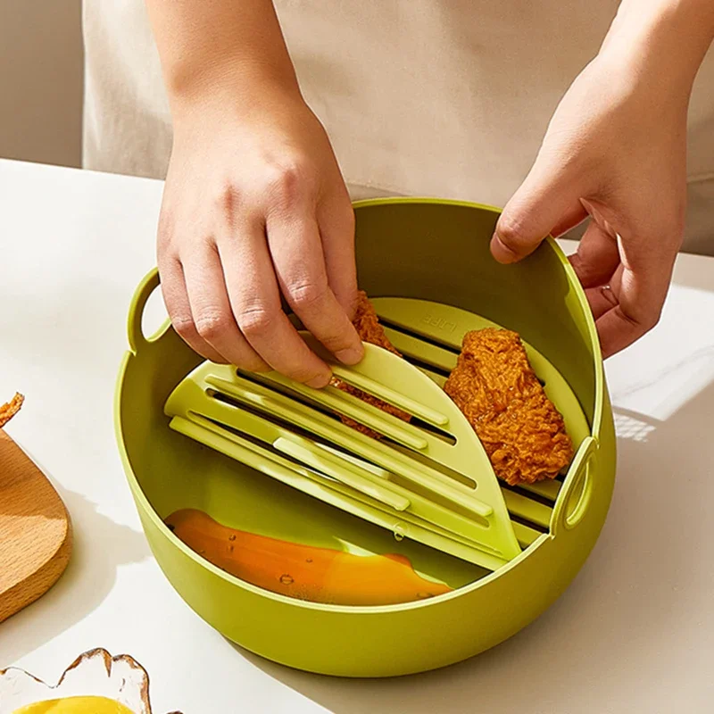 بطانات المقلاة الهوائية المستد - مراجعة Air Fryer Silicone Pot Liner وسعره