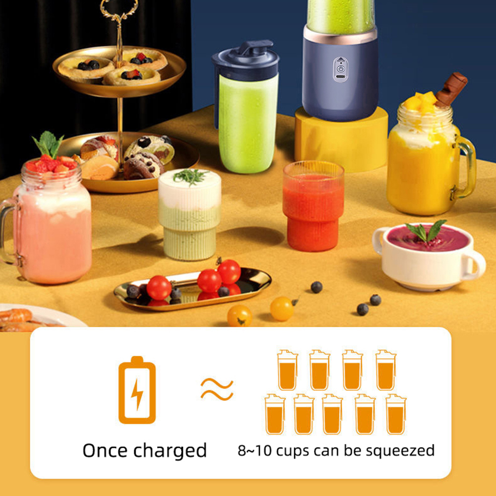 خلاط محمول USB قابل للشحن كوب  - مراجعة Portable Blender Usb Rechargeable وسعره