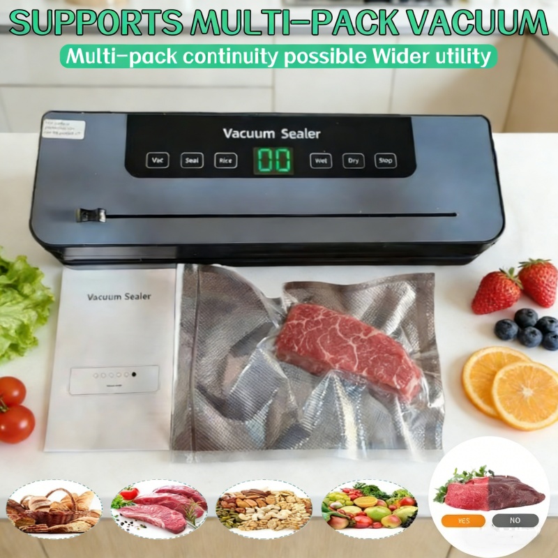 جهاز تغليف بالتفريغ الهوائي كه - مراجعة Food Vacuum Sealer Machine وسعره