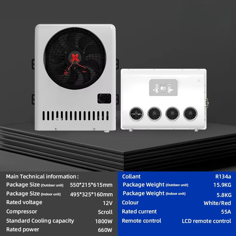 مكيفات هواء سبليت 12 فولت تيار - مراجعة Air Conditioners وسعره