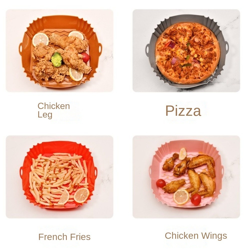 بطانات سيليكون غير لاصقة لمقلا - مراجعة Air Fryer Silicone Pot Liner وسعره
