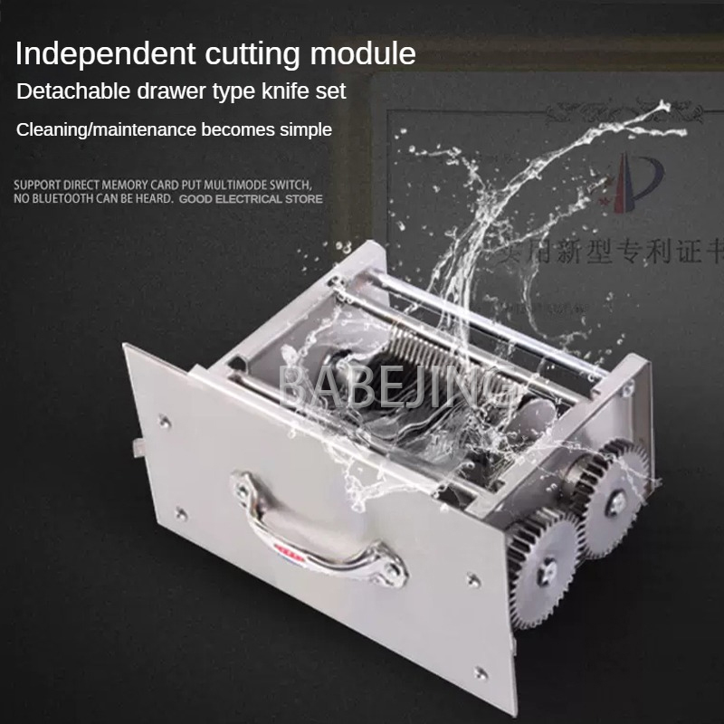 قطاعة لحوم متعددة الوظائف من ا - مراجعة Automatic Meat Slicer Home وسعره