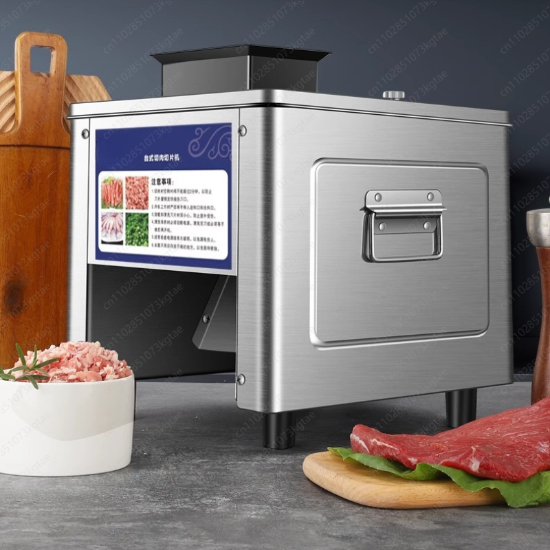 ماكينة تقطيع اللحوم الكهربائية - مراجعة Automatic Meat Slicer Home وسعره